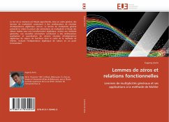 Lemmes de zéros et relations fonctionnelles Cover Lemmes de zéros et relations fonctionnelles