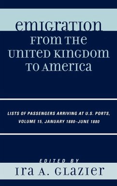 Cover Emigration from the United Kingdom to America