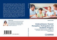 Underachievers: Parents'' Perception, Participation and Academic Progress - SINHA, MANISHA