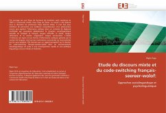 Cover Etude du discours mixte et du code-switching français-seereer-wolof: