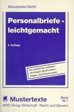 Personalbriefe, leichtgemacht - BUCH - Manekeller, Wolfgang und Werner Möhl