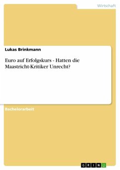 Euro auf Erfolgskurs - Hatten die Maastricht-Kritiker Unrecht?