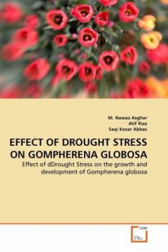 EFFECT OF DROUGHT STRESS ON GOMPHERENA GLOBOSA - Asghar, M. Nawaz;Riaz, Atif;Kosar Abbas, Saqi