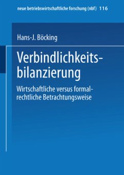 Verbindlichkeitsbilanzierung - Böcking, Hans-Joachim