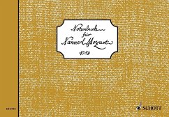 Notenbuch für Nannerl Mozart 1759, Klavier - Notenbuch für Nannerl