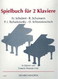 Cover Spielbuch für 2 Klaviere Schubert, Schumann, Tschaikowsky, Schostakowitsch
