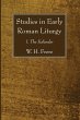 Studies in Early Roman Liturgy - Bild 1
