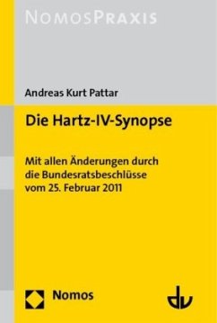 Die Hartz-IV-Synopse - Pattar, Andreas Kurt