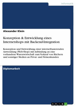 Konzeption & Entwicklung eines Internetshops mit Backend-Integration - Klein, Alexander