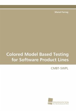 Colored Model Based Testing for Software Product Lines - Farrag, Manal