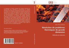 Résolution de problèmes thermiques de grande dimension - Palomo del Barrio, Elena