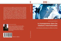 La transparence dans les relations internationales - Batchom, paul elvic jerome