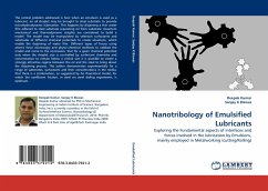 Nanotribology of Emulsified Lubricants