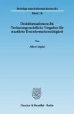 Desinformationsrecht: Verfassungsrechtliche Vorgaben für staatliche Desinformationstätigkeit