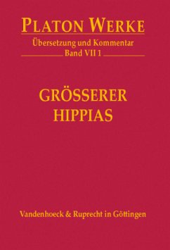 VII 1 Größerer Hippias / Werke Bd.7/1, Tl.1 - Platon