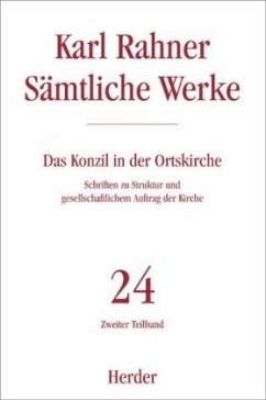 Karl Rahner Sämtliche Werke / Sämtliche Werke 24/2, Tl.2 - Rahner, Karl