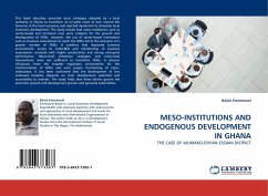MESO-INSTITUTIONS AND ENDOGENOUS DEVELOPMENT IN GHANA