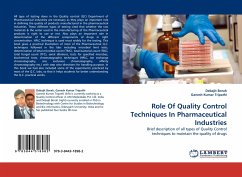 Role Of Quality Control Techniques In Pharmaceutical Industries - Borah, Debajit;Kumar Tripathi, Ganesh