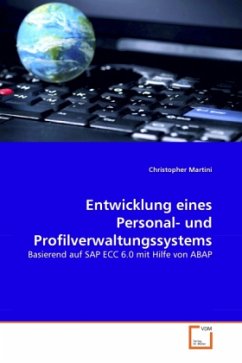 Entwicklung eines Personal- und Profilverwaltungssystems - Martini, Christopher