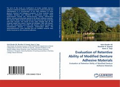 Evaluation of Retentive Ability of Modified Denture Adhesive Materials - Ali, Hala Khuder;N. Kazanji, Munther;A. Taqa, Amer