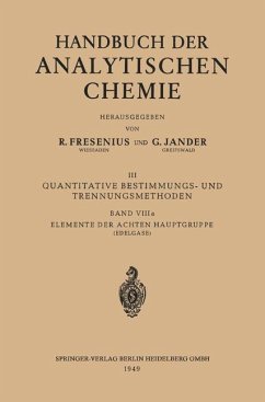 Elemente der Achten Hauptgruppe - Kahle, Heinrich;Karlik, Berta