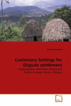 Customary Settings for Dispute settlement - Hundessa, Girma