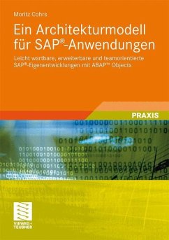 Ein Architekturmodell für SAP®-Anwendungen - Cohrs, Moritz