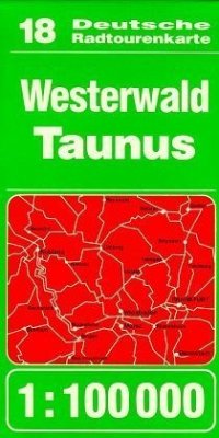 Cover Westerwald, Taunus / Haupka Deutsche Radtourenkarte 18