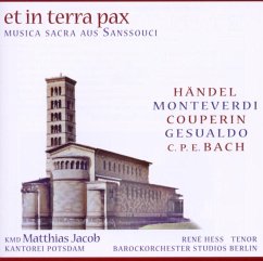 Et In Terra Pax-Musica Sacra Aus Sanssouci - Jacob,M./Hess,R./Barockorchester Studios Berlin