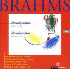 Brahms-Streichquintett F-Dur Op.88/G-Dur Op.111 - Kussmaul/Carruzzo/Christ/Schneider/Faust