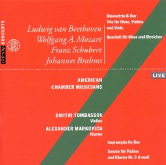 Beethoven,Mozart,Schubert,Brahms - American Chamber Musicians/Tombassov/Markovich