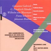 Schubert,Brahms,Gabrieli,Händel,Wassenaer