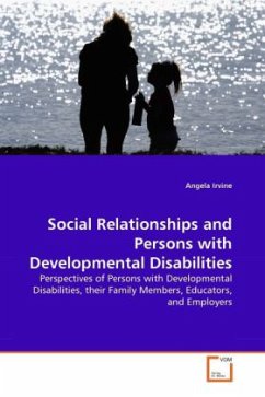 Social Relationships and Persons with Developmental Disabilities - Irvine, Angela