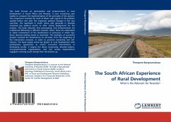 The South African Experience of Rural Development - Bangwanubusa, Theogene