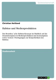 Habitus und Medienproduktion - Heitland, Christian