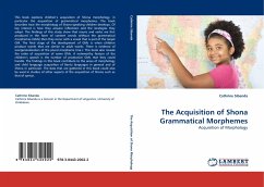 The Acquisition of Shona Grammatical Morphemes - Sibanda, Cathrine