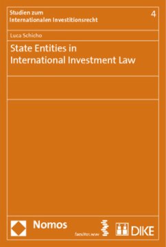State Entities in International Investment Law - Schicho, Luca