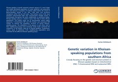 Genetic variation in Khoisan-speaking populations from southern Africa - Schlebusch, Carina
