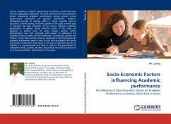 Socio-Economic Factors influencing Academic performance - Leting, Mr.