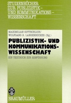 Publizistikwissenschaft und Kommunikationswissenschaft Publizistikwissenschaft und Kommunikationswissenschaft
