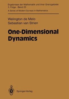 One-Dimensional Dynamics - Melo, Welington de und Sebastian van Strien