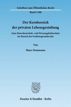 Der Kernbereich der privaten Lebensgestaltung. - Dammann, Ilmer