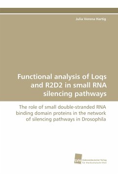 Functional analysis of Loqs and R2D2 in small RNA silencing pathways - Hartig, Julia Verena