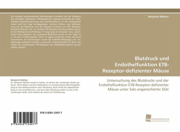 Blutdruck und Endothelfunktion ETB-Rezeptor-defizienter Mäuse Blutdruck und Endothelfunktion ETB-Rezeptor-defizienter Mäuse