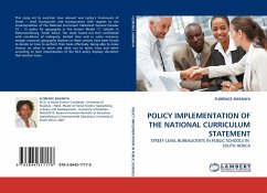 POLICY IMPLEMENTATION OF THE NATIONAL CURRICULUM STATEMENT