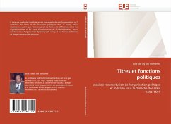 Cover Titres et fonctions politiques