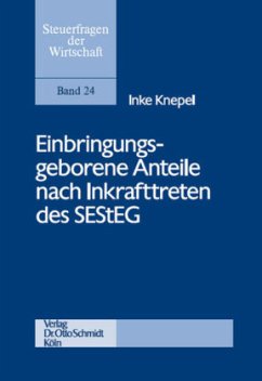 Cover Einbringungsgeborene Anteile nach Inkrafttreten des SEStEG
