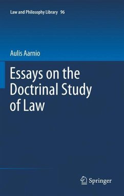 Essays on the Doctrinal Study of Law - Aarnio, Aulis