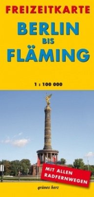 Freizeitkarte Berlin bis Fläming