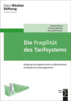 Die Fragilität des Tarifsystems - Bosch, Gerhard;Weinkopf, Claudia;Worthmann, Georg